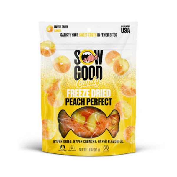 Sow Good Freeze Dried Peach Perfect Candy