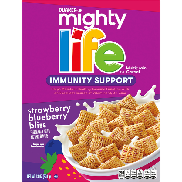 Life Multigrain Cereal Immunity Support Strawberry Blueberry Bliss