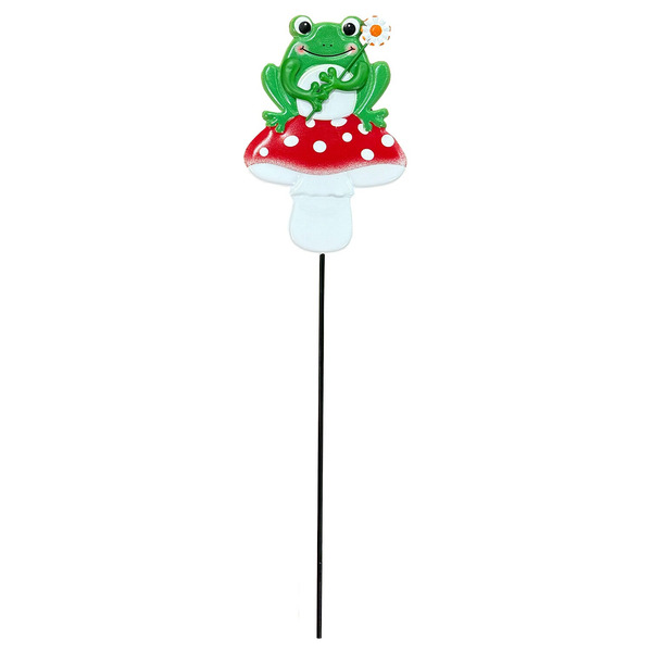 Style Selections 16 in. Frog Metal Yardstakee