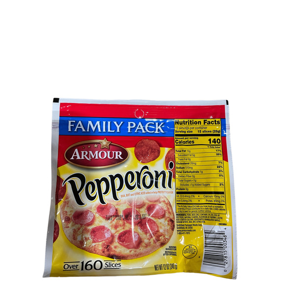 Armour Family Pack Pepperoni Slices
