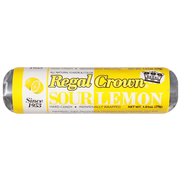 Regal Crown Sour Lemon Hard Candy