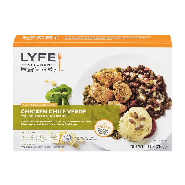 Lyfe Kitchen Chicken Chili Verde 10 Oz Instacart