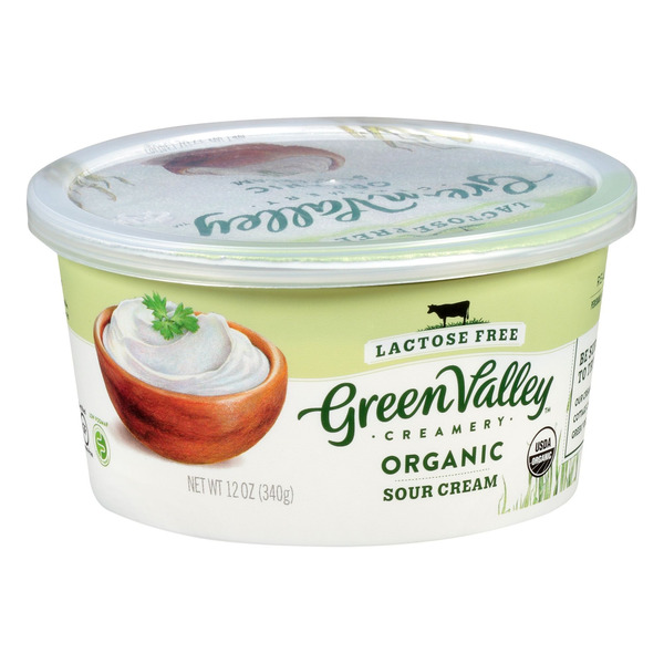 Green Valley Creamery Lactose Free Organic Sour Cream Same-Day