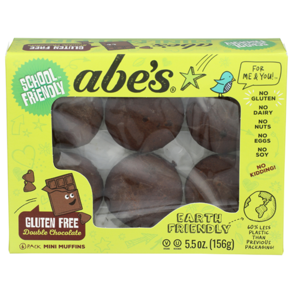 Abes Mini Double Chocolate Chips Muffins 6 Pack
