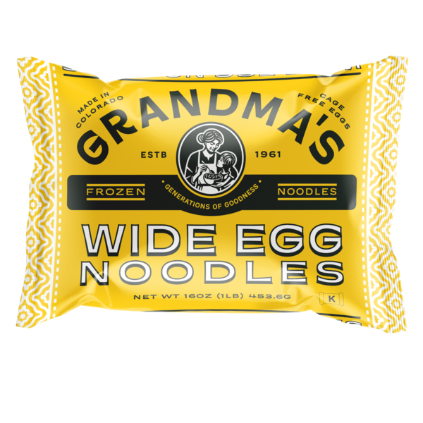 Grandma's Frozen Noodles Fresh Frozen, Wide Egg Noodles