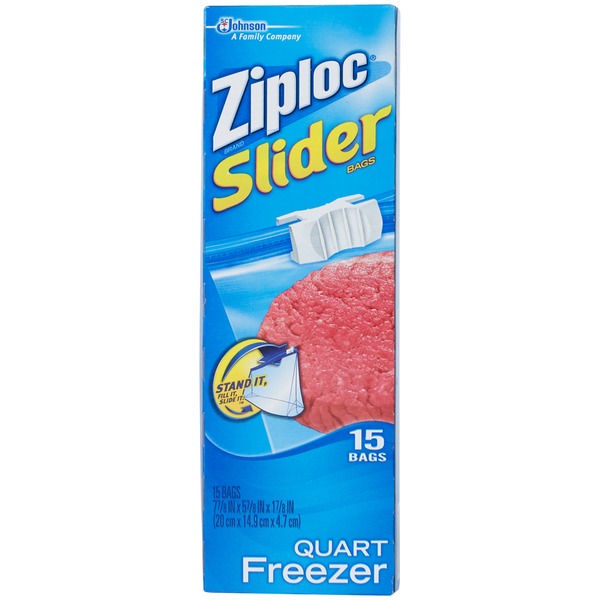 Ziploc Slider Quart Freezer Bags from Fairway Market Instacart
