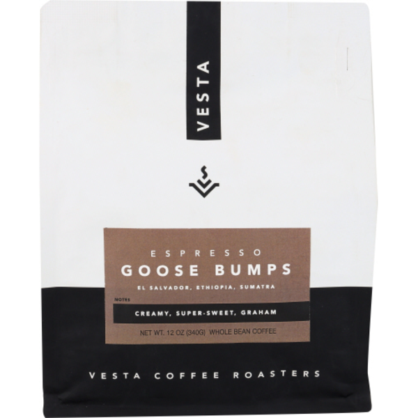 Vesta Coffee Roasters Espresso Goose Bumps Whole Bean Coffee