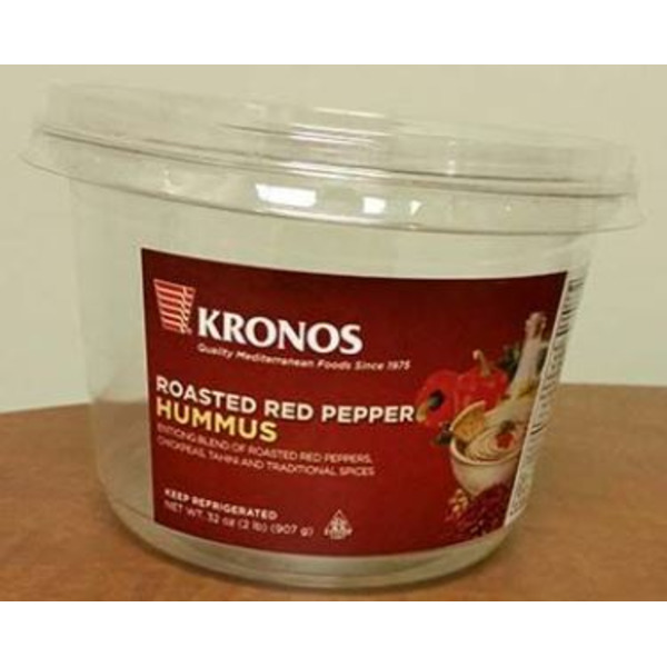 Kronos Foods Inc - Roasted Red Pepper Hummus - 2 lbs Container