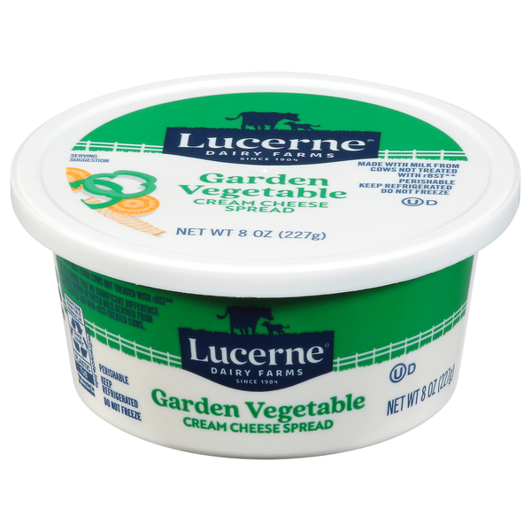 Lucerne Cream Cheese Spread, Garden Vegetable