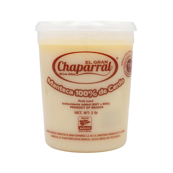 CHAPPARITA C Manteca 100% De Cerdo