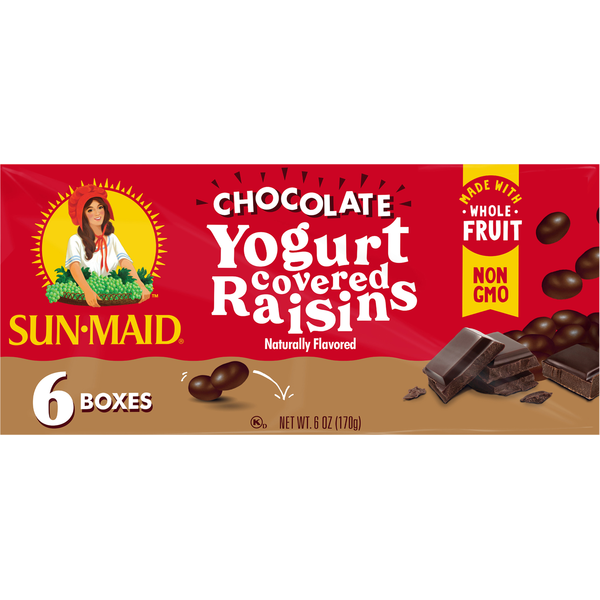 Sun-Maid Chocolate Yogurt Covered Raisins Same-Day Delivery or