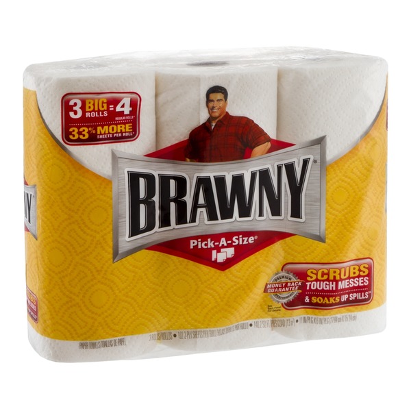 Ct Pick 3 >> Brawny Pick A Size Paper Towel Big Rolls White 3 Ct 3 Ct From Ct Pick 3 >> Brawny Pick A Size Paper Towel Big Rolls White 3 Ct 3 Ct From