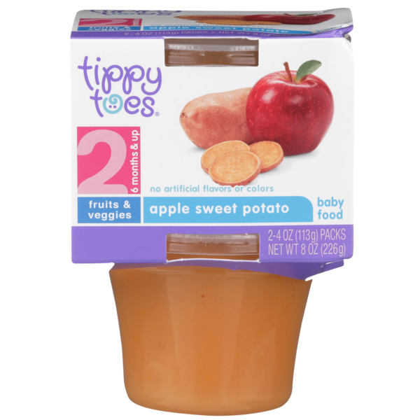 Tippy Toes Apple Sweet Potato Baby Food (8 oz) Instacart