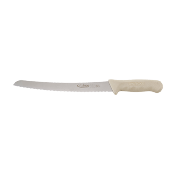 Winco - KWP-91 9.5" Bread Knife w/ Wavy Edge Curve