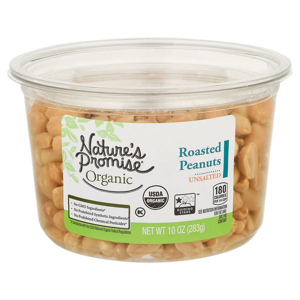 Stop & Shop Nature's Promise Unsalted Organic Roasted Peanuts Same-Day ...