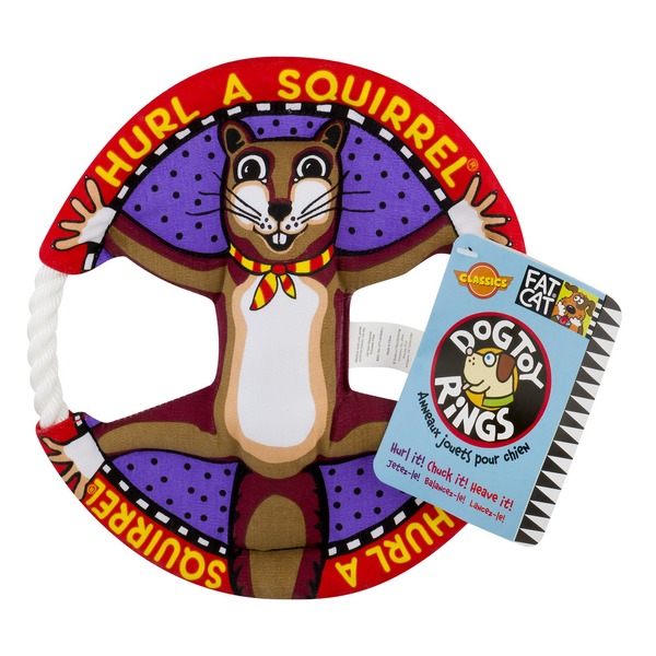 hurl a squirrel dog toy