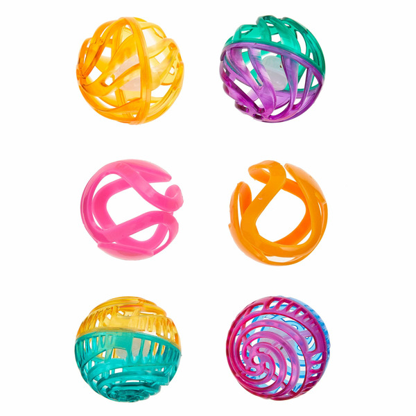 Whisker City Fun Ball Cat Toys - Multiple Colors