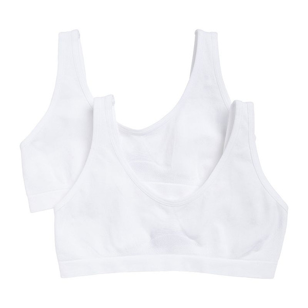 Hanes Girls Get Cozy Seamless Pullover Bra - 2 Pack