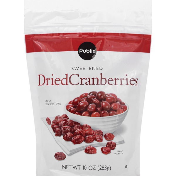 Publix Cranberries, Dried, Sweetened (10 oz bag) Instacart
