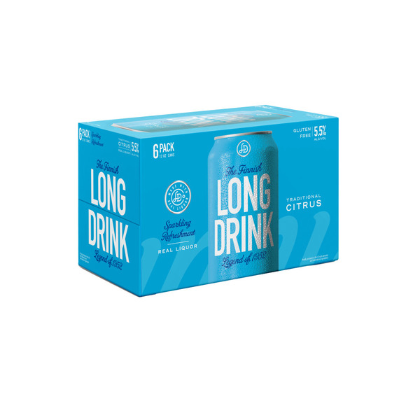 The Long Drink Traditional, Citrus Soda, With Premium Liquor Same