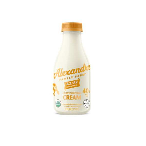 Alexandre Family Farm A2/A2 Organic Heavy Whipping Cream Same-Day