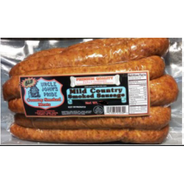 Uncle John's Pride - Smoked Mild Sausage - 5 lb