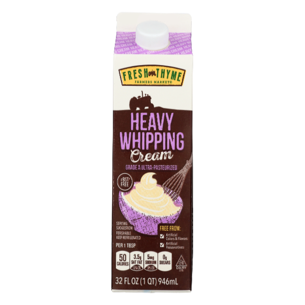 Fresh Thyme Market Heavy Whipping Cream Same-Day Delivery or Fresh Thyme Market Heavy Whipping Cream Same-Day Delivery or