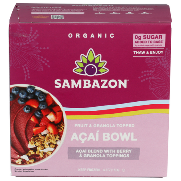 Sambazon Organic Berry Blend Acai Bowl