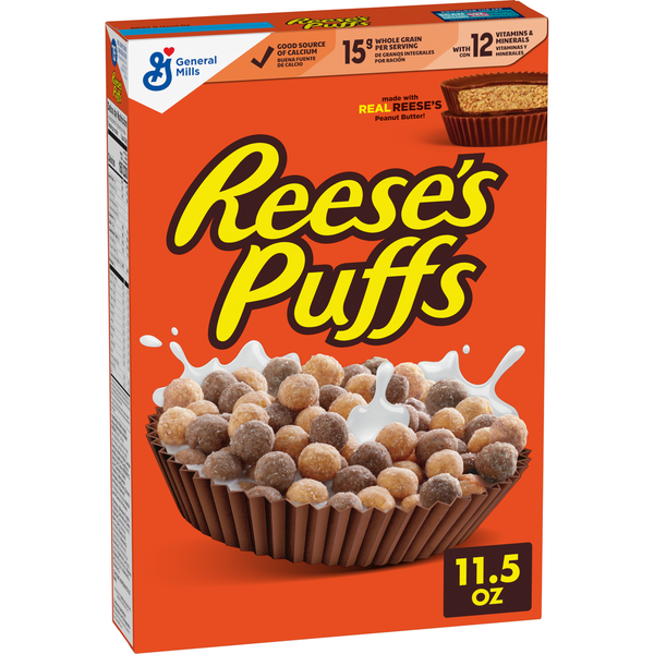 General Mills REESE'S PUFFS Chocolatey Peanut Butter Cereal