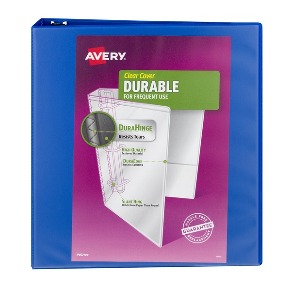 avery 1 5 durable binder clear cover from qfc instacart zip 1 5 in binder