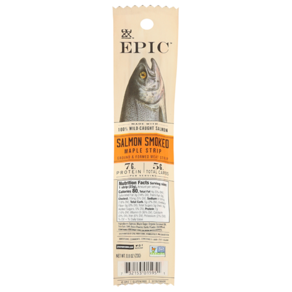 Epic Smoked Maple Salmon Fillet Strip