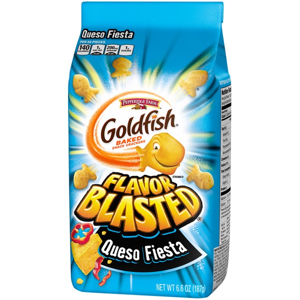 Pepperidge Farm Goldfish Flavor Blasted Queso Fiesta Baked Snack