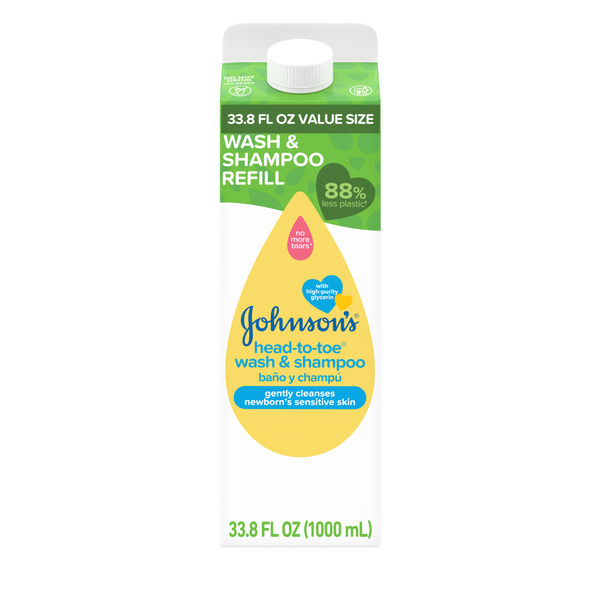 Johnson's Head-To-Toe Baby Body Wash & Shampoo Refill