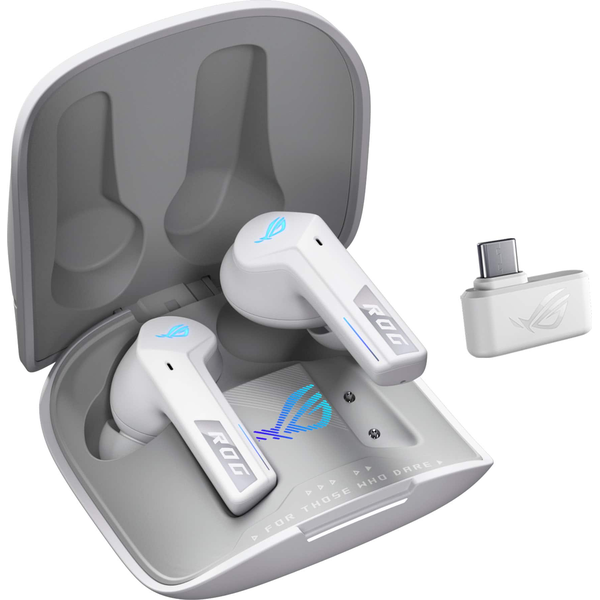 ASUS ROG Cetra True Wireless SpeedNova In-Ear Gaming Earbuds - White