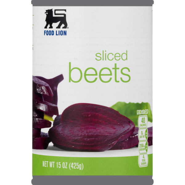 Food Lion Beets, Sliced, Can (15 oz) Instacart