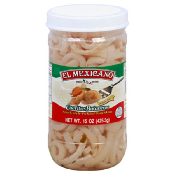 El Mexicano Pork Skins, Pickled