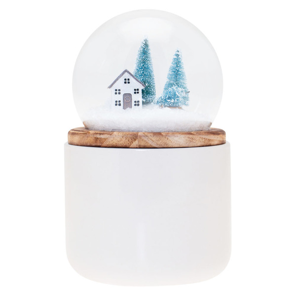 KIRKTON HOUSE Snow Globe Candle Vanilla Mint (Blue) Same-Day