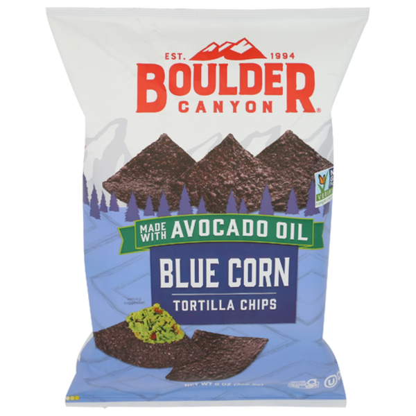 Boulder Canyon Blue Corn Tortilla Chips With Avocado Oil
