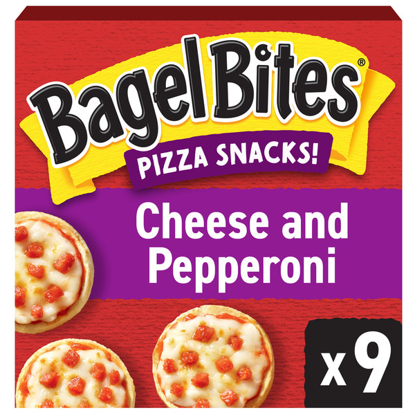 Bagel Bites Cheese & Pepperoni Mini Pizza Bagel Frozen Food Snacks