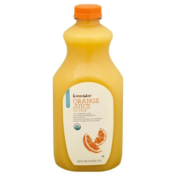 GreenWise Orange Juice, Organic, No Pulp Same-Day Delivery or