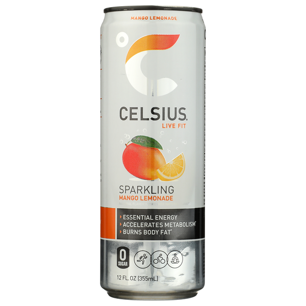 Celsius Sparkling Mango Lemonade