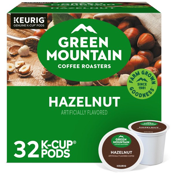 Green Mountain Coffee Roasters Hazelnut K-Cup Pods Same-Day