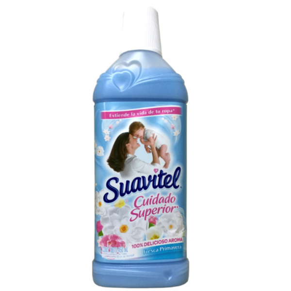 Suavitel - Fresca Primvera, Blue Fabric Softener - 12/450 ml