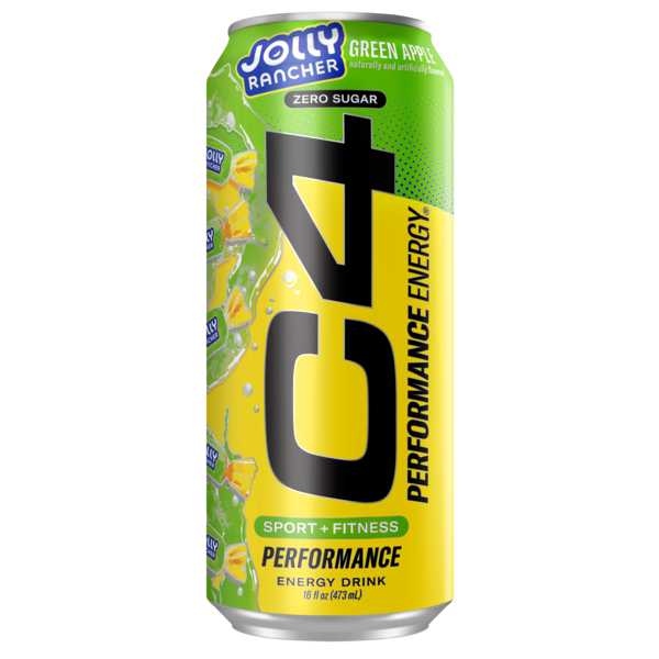 C4 Energy C4 Performance Energy Jolly Rancher Green Apple Same-Day