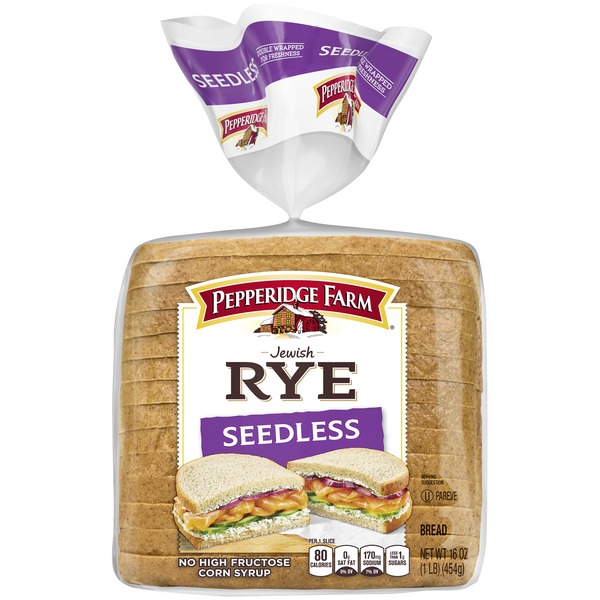 Pepperidge Farm® Jewish Rye Jewish Rye Seedless Bread (16 oz) from