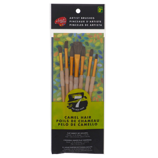 Artist'S Series Craft Artist Paint Brush Set, 7 Pack Same-Day