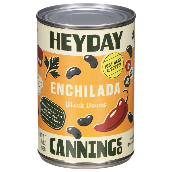 Heyday Canning Co Mild Enchilada Black Beans Same-Day Delivery or
