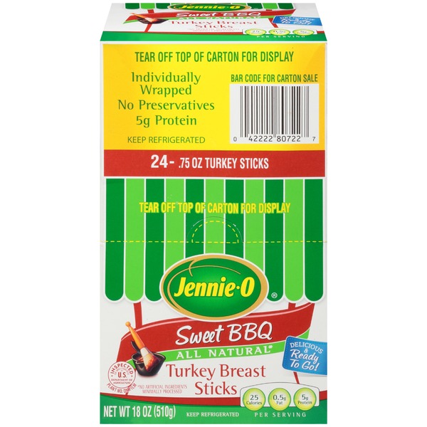 JennieO Sweet BBQ Turkey Breast Sticks (0.75 oz) Instacart