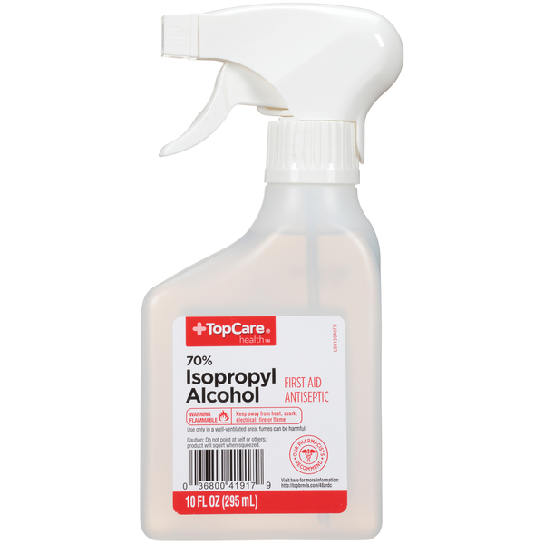 Top Care 70 Isopropyl Alcohol First Aid Antiseptic (10 fl oz) Instacart