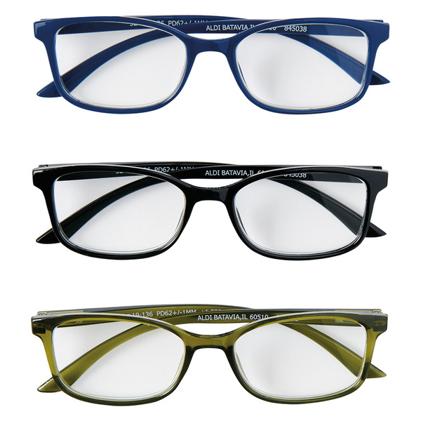 Visage 3pk Reading Glasses - Black/Green/Blue 1.5 Same-Day  display picture 1